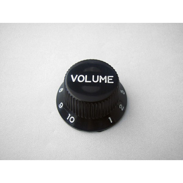 Knob Volume Black